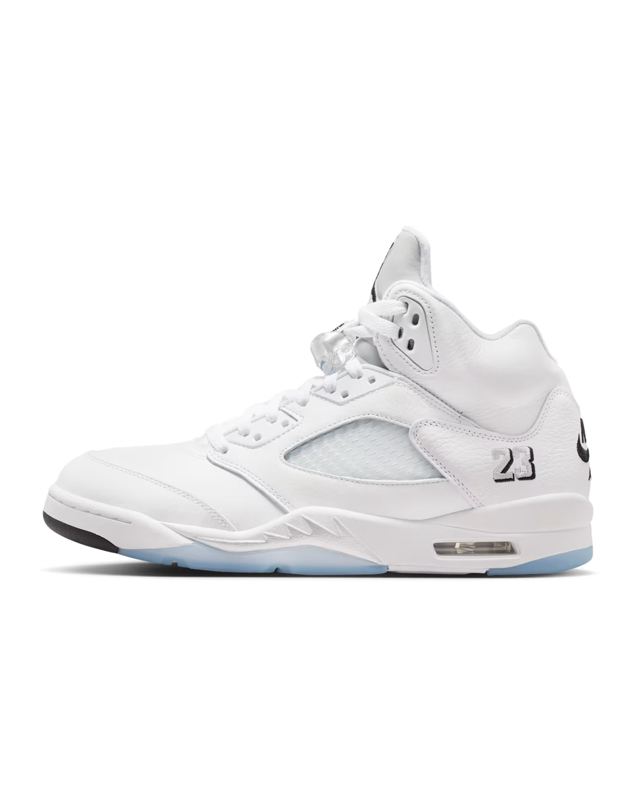 HQ7978-103 Nike Air Jordan 5 Retro "White/Metallic Silver"