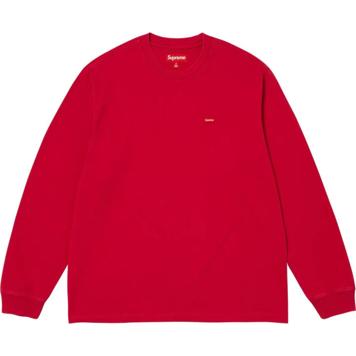 Supreme Small Box L/S Tee Red