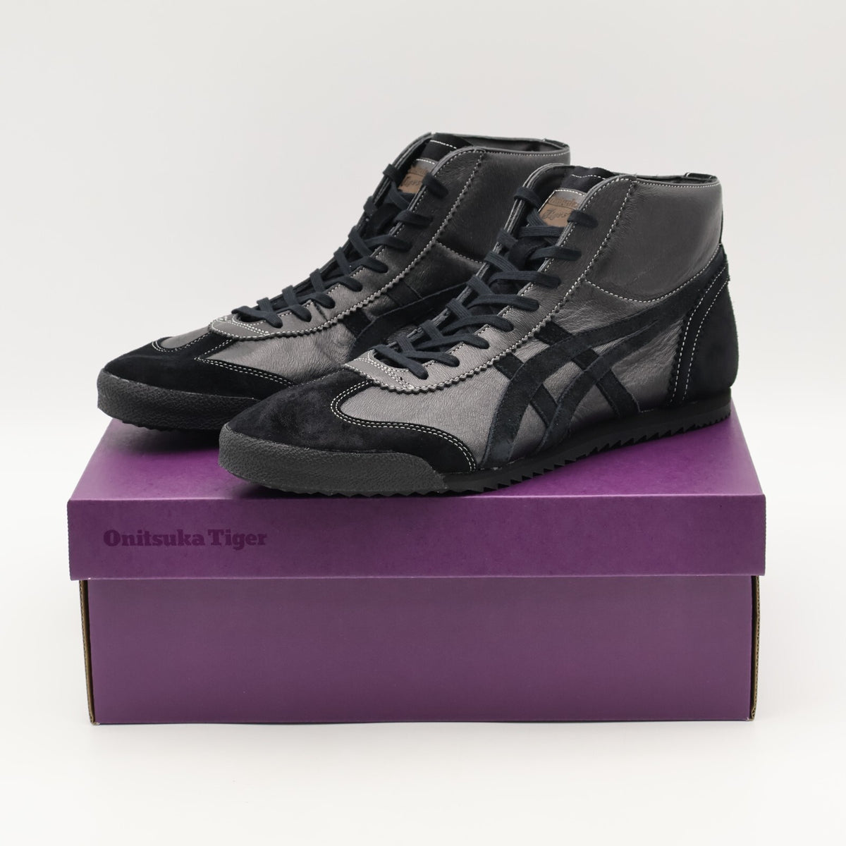 1181A609-001 Onitsuka Tiger NIPPON MADE Mexico Mid Runner Deluxe Black (Men's)