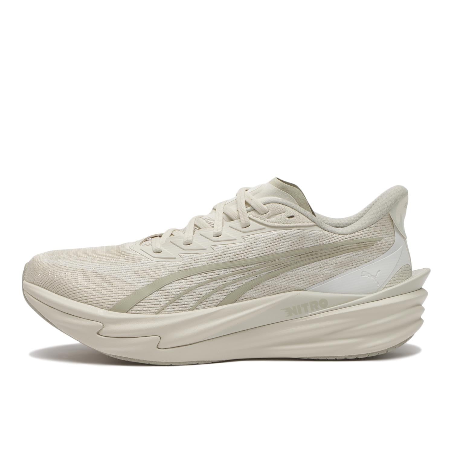 312123-14 Puma Deviate Nitro 4 Alpine Snow Warm White (Men's)