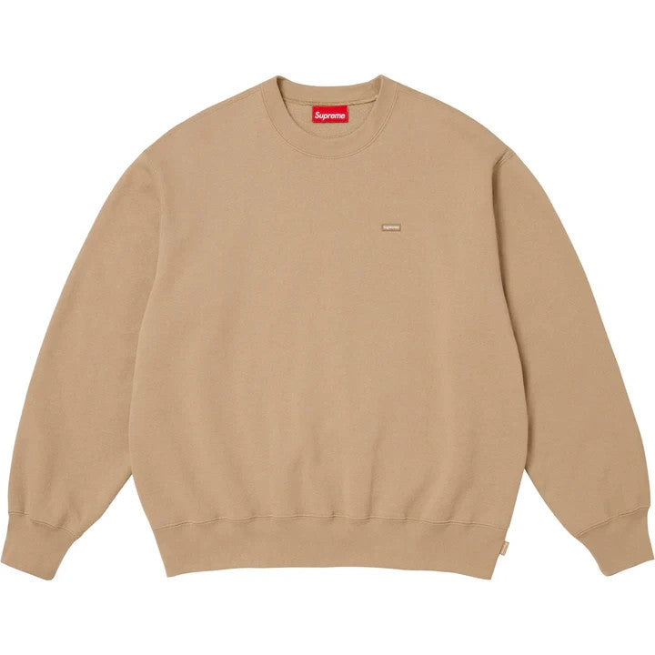 Supreme Small Box Crewneck Tan