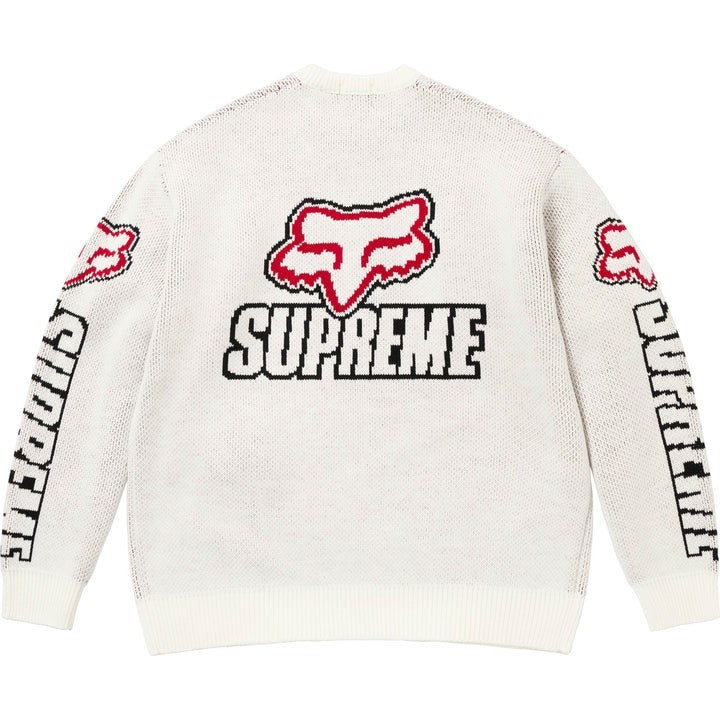 Supreme Fox Racing Sweater White