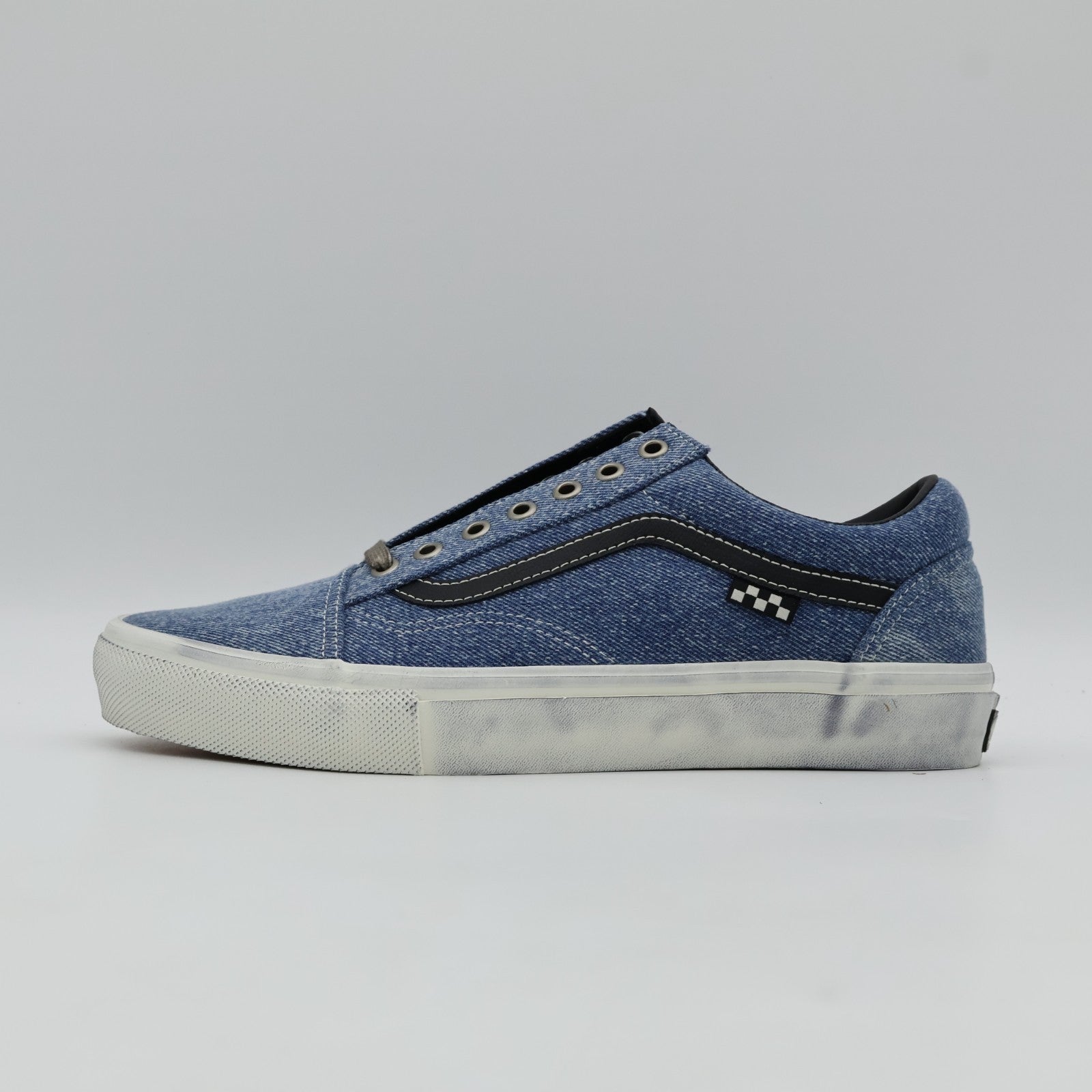 VN0A2Z32Y40 Vans Skate Old Skool Denim Blue Black (Men's)