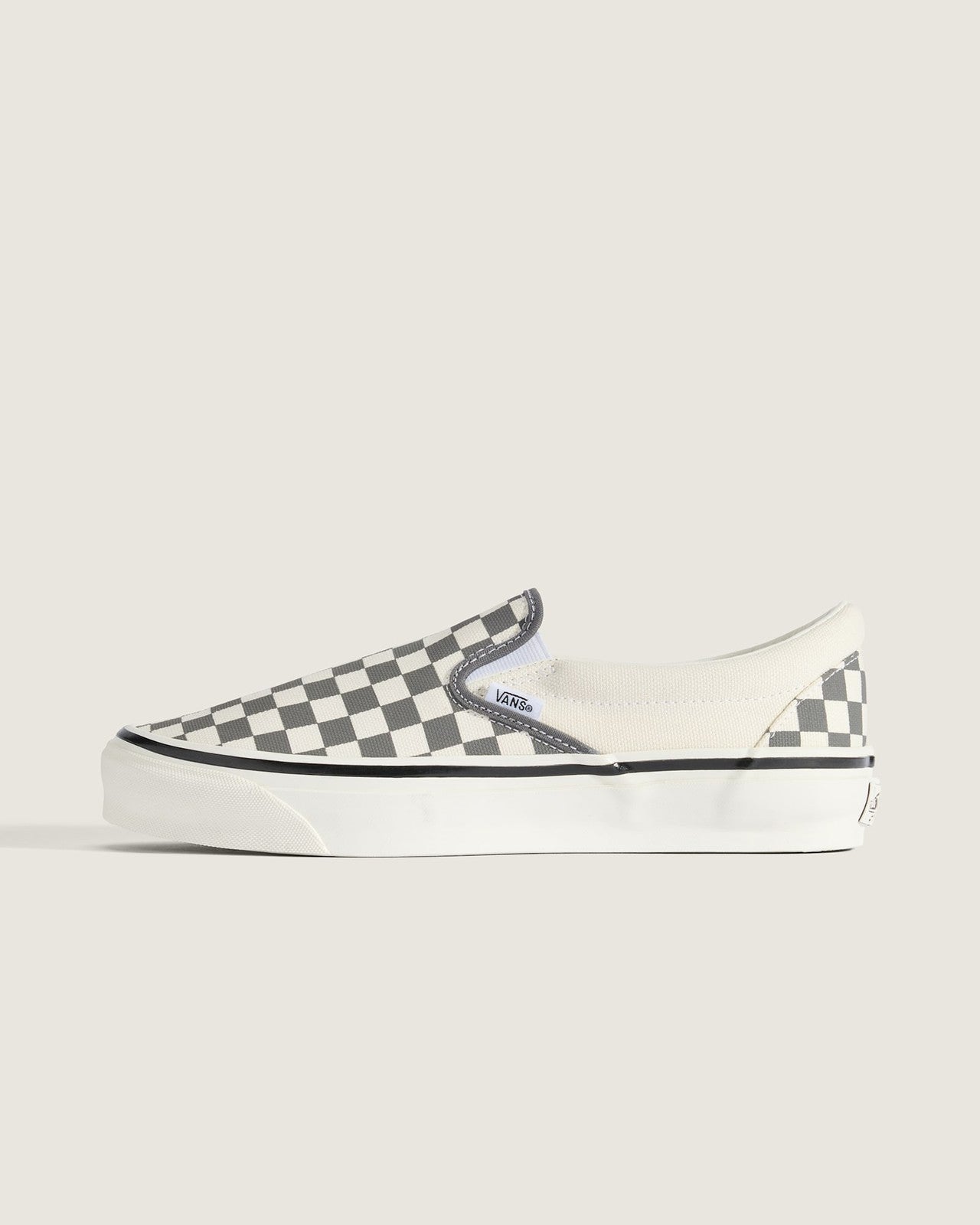 VN000D9PPWT Vans Premium Classic Slip-On 98 Checkerboard Pewter (Men's)