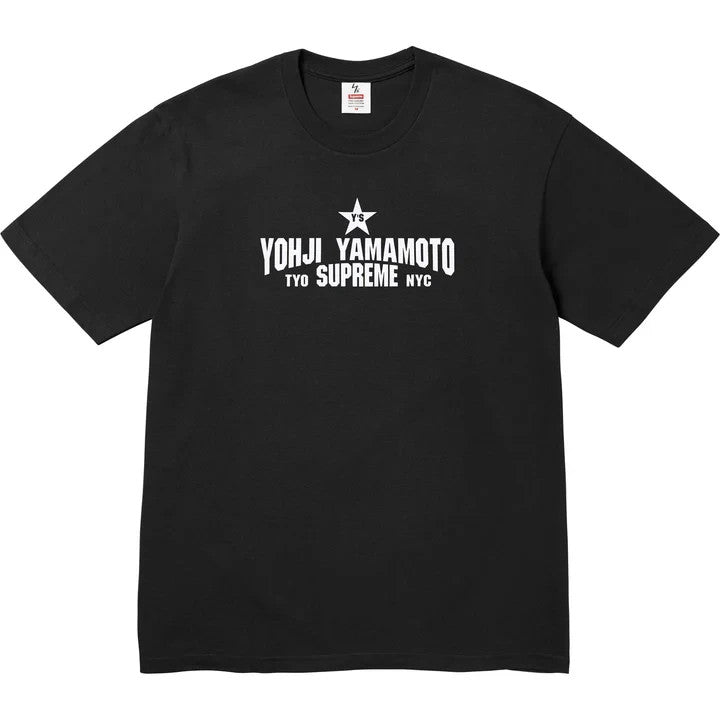 Supreme Y's by Yohji Yamamoto Star Tee Black