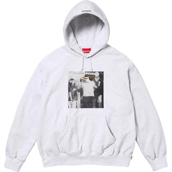 Supreme ANTIHERO Hooded Sweatshirt Heather Grey