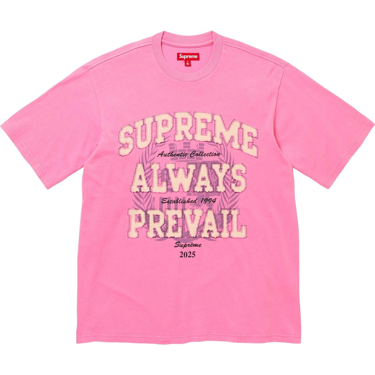 Supreme Always Prevail S/S Top Pink