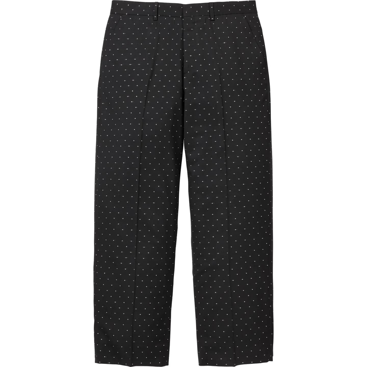 Supreme Metallic Dot Trouser Black