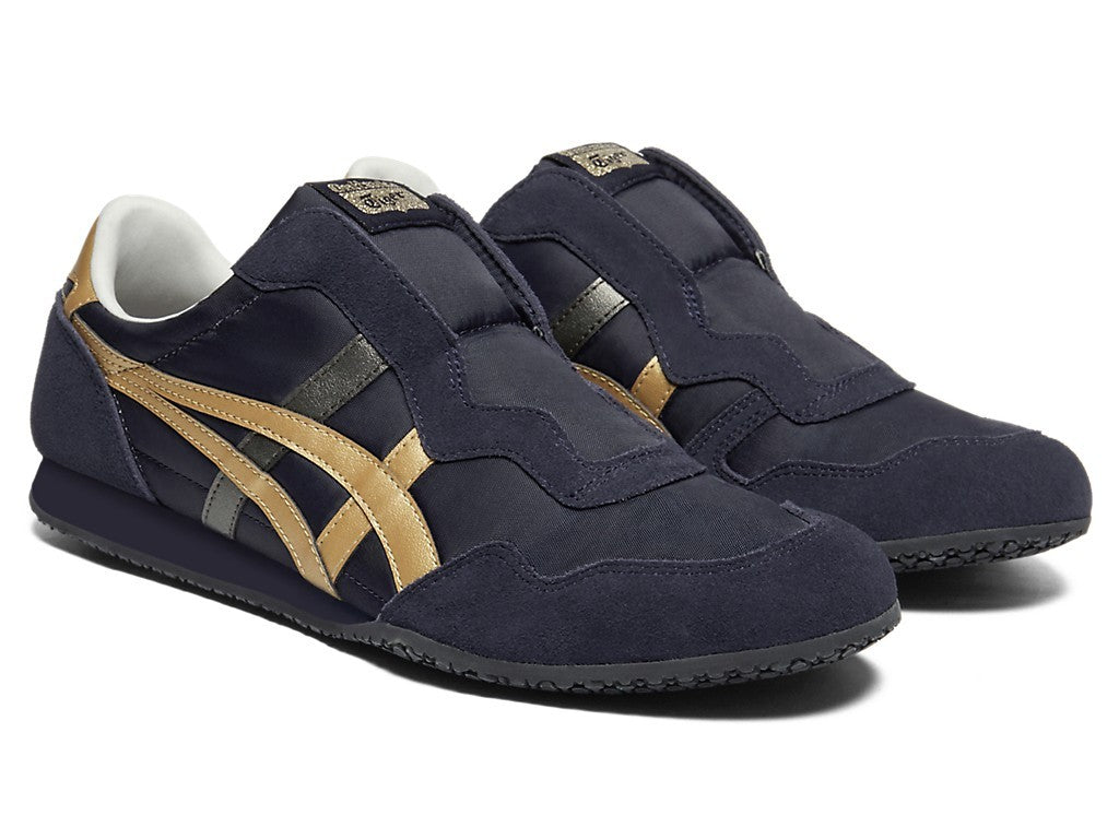 1183C615-400 Onitsuka Tiger Serrano Slip-On Midnight/Pure Gold (Men's)