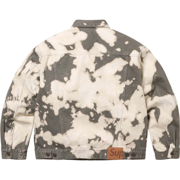 Supreme Denim Trucker Jacket Bleached