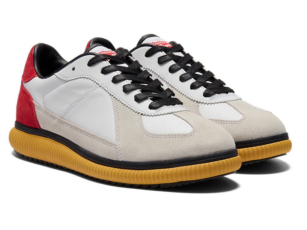 1183C217-101 Onitsuka Tiger Delecity L White Classic Red (Men's)
