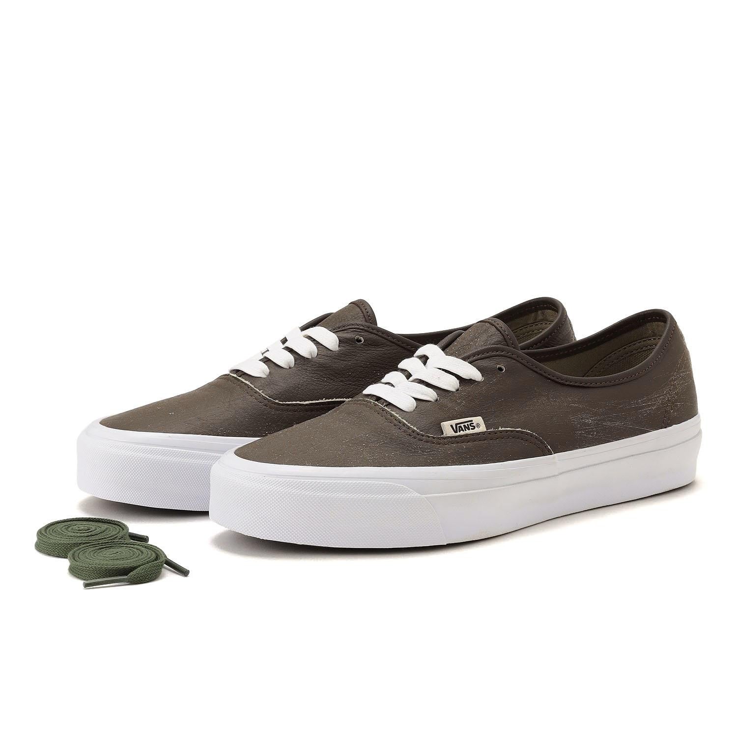 VN000D9N2PR Vans Premium Authentic 44 Aged Leather Teak (Men's)
