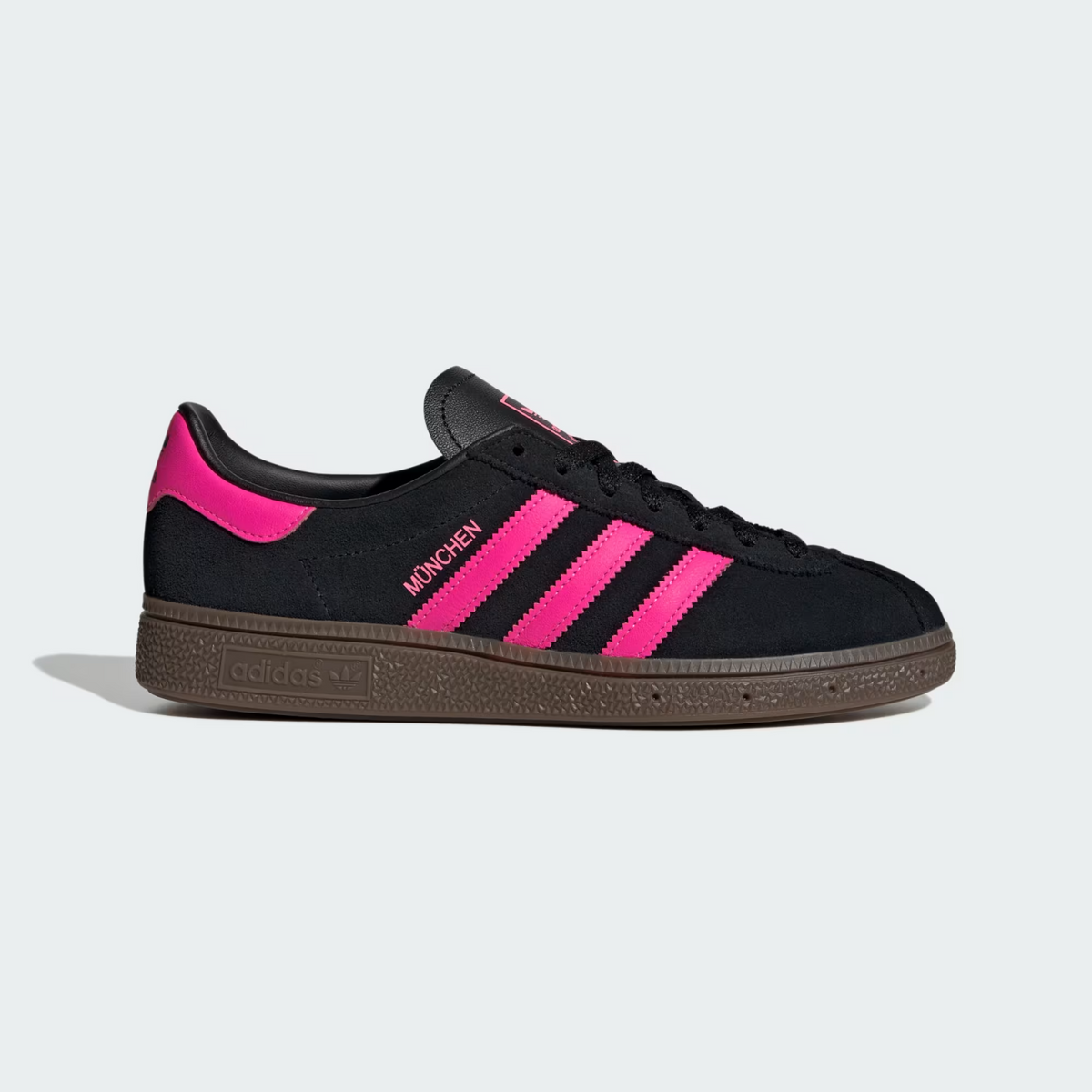 JS4000 adidas Originals Munchen Core Black Lucid Pink Gum (Men's)