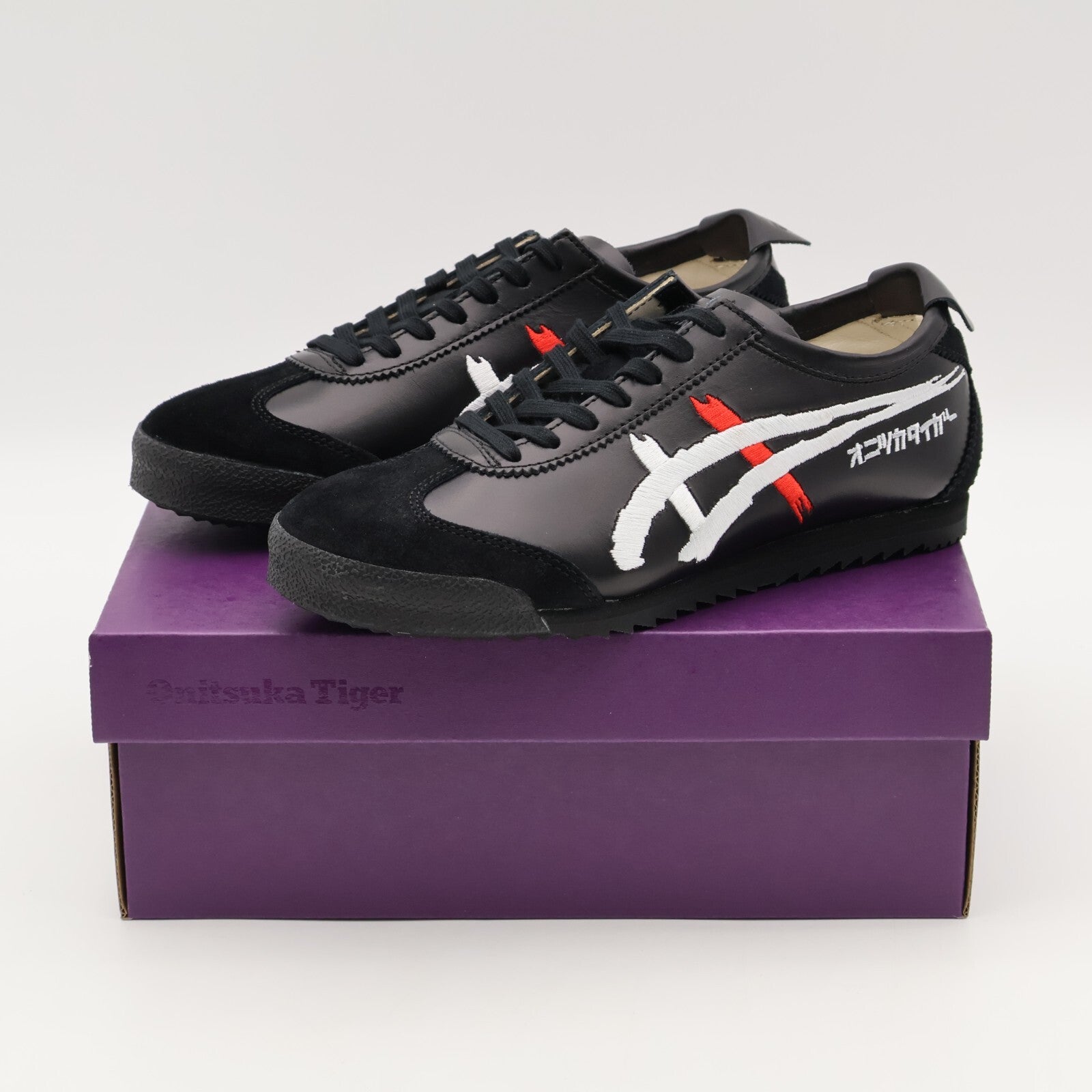 1182A188-001 Onitsuka Tiger NIPPON MADE Mexico 66 Deluxe Black White (Women's)