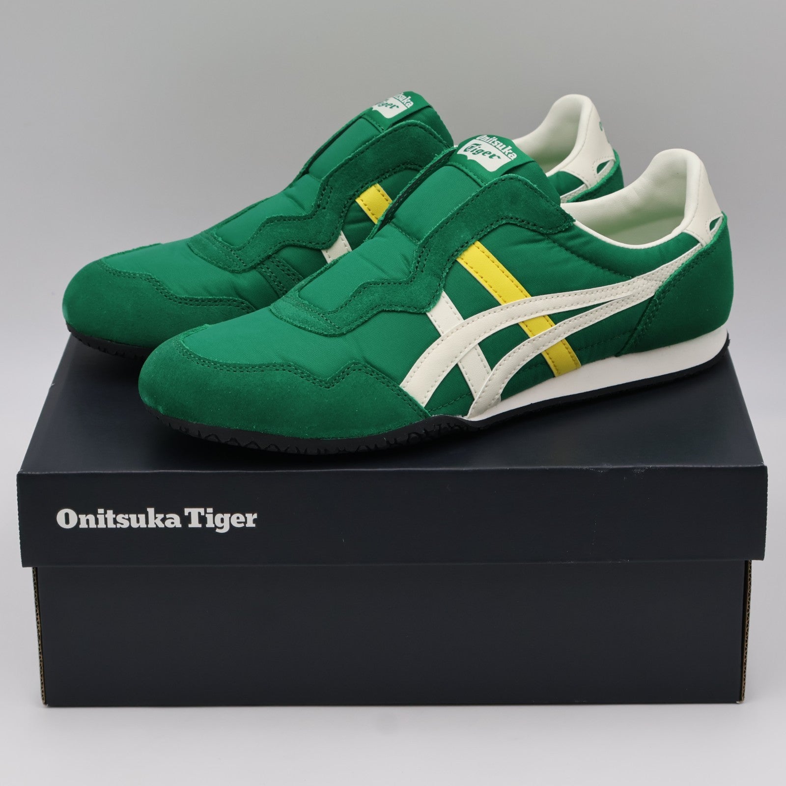 1183C615-300 Onitsuka Tiger Serrano Slip-On Kale/Cream (Men's)