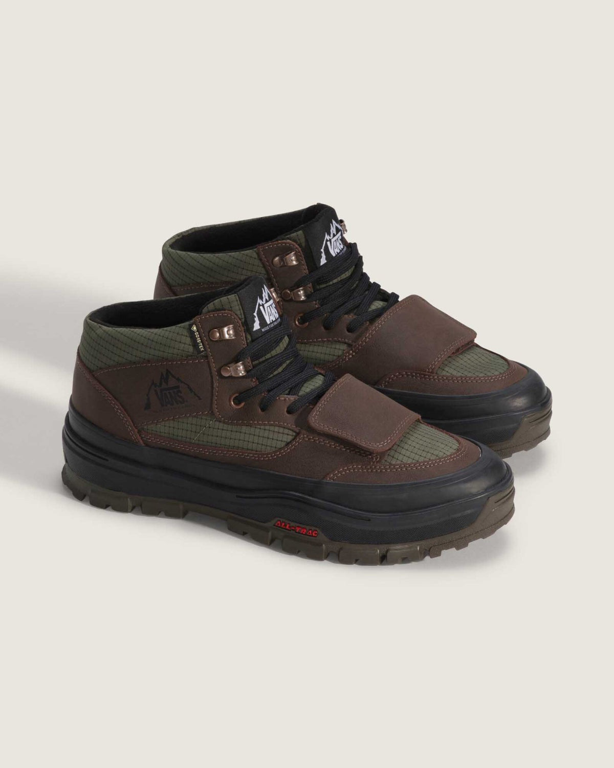 VN000DAYF87 Vans Mt.Edition Mid GORE-TEX Insulated Dark Green Dark Brown (Men's)