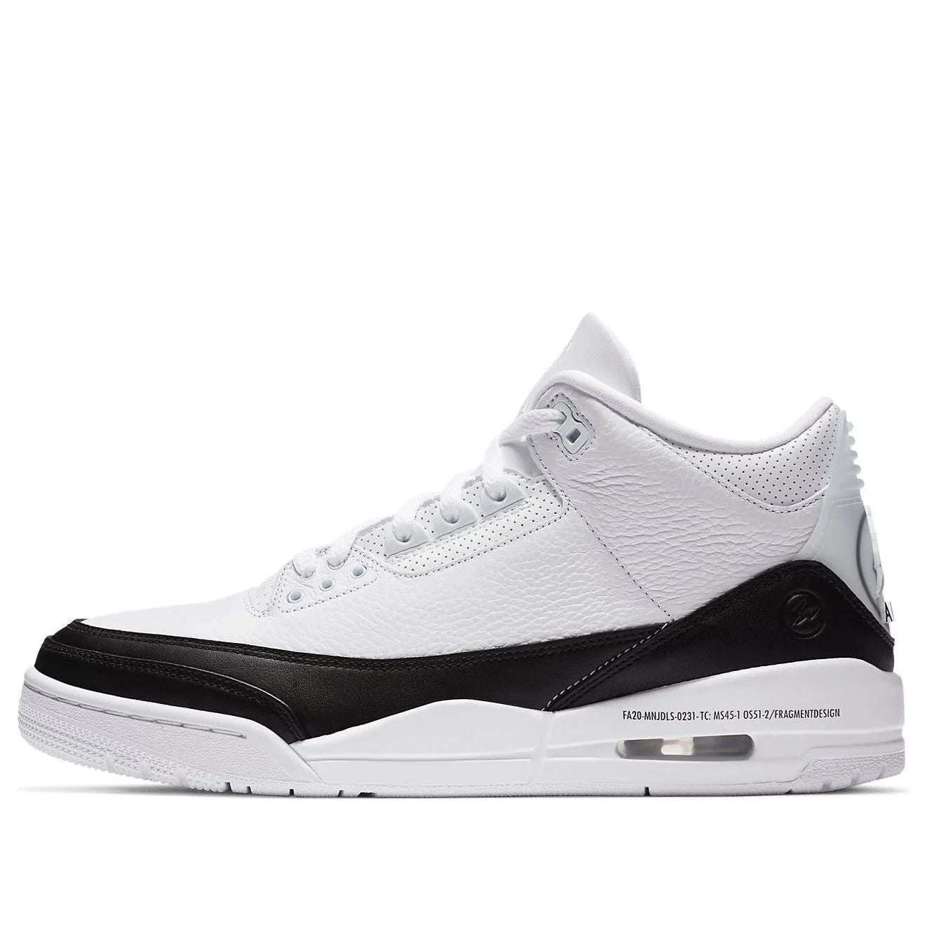 DA3595-100 Fragment à Nike Air Jordan 3 "White/Black" (Men's)