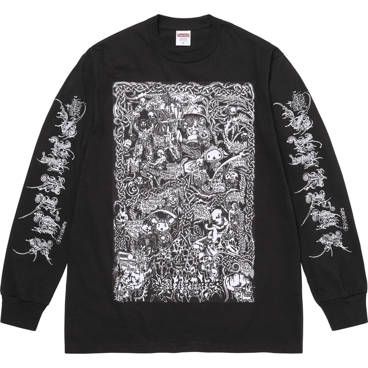 Supreme Wombat L/S Tee Black