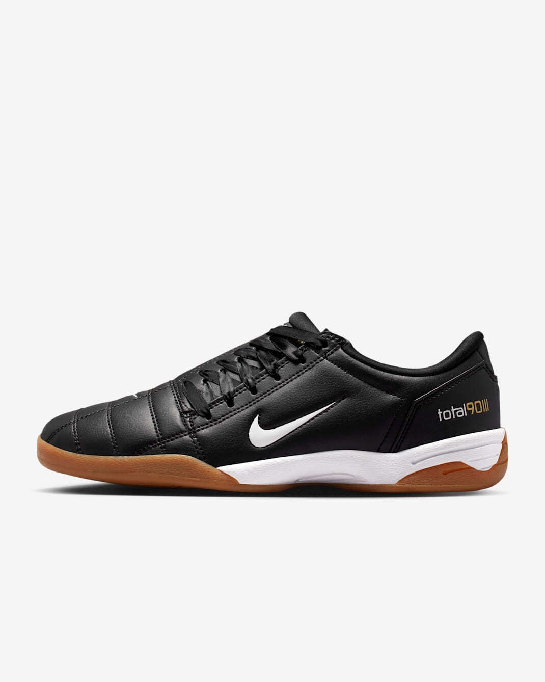 IO2387-001 Nike Total 90 3 BLACK WHITE-GUM MED BROWN-MTLC GOLD (Women's)
