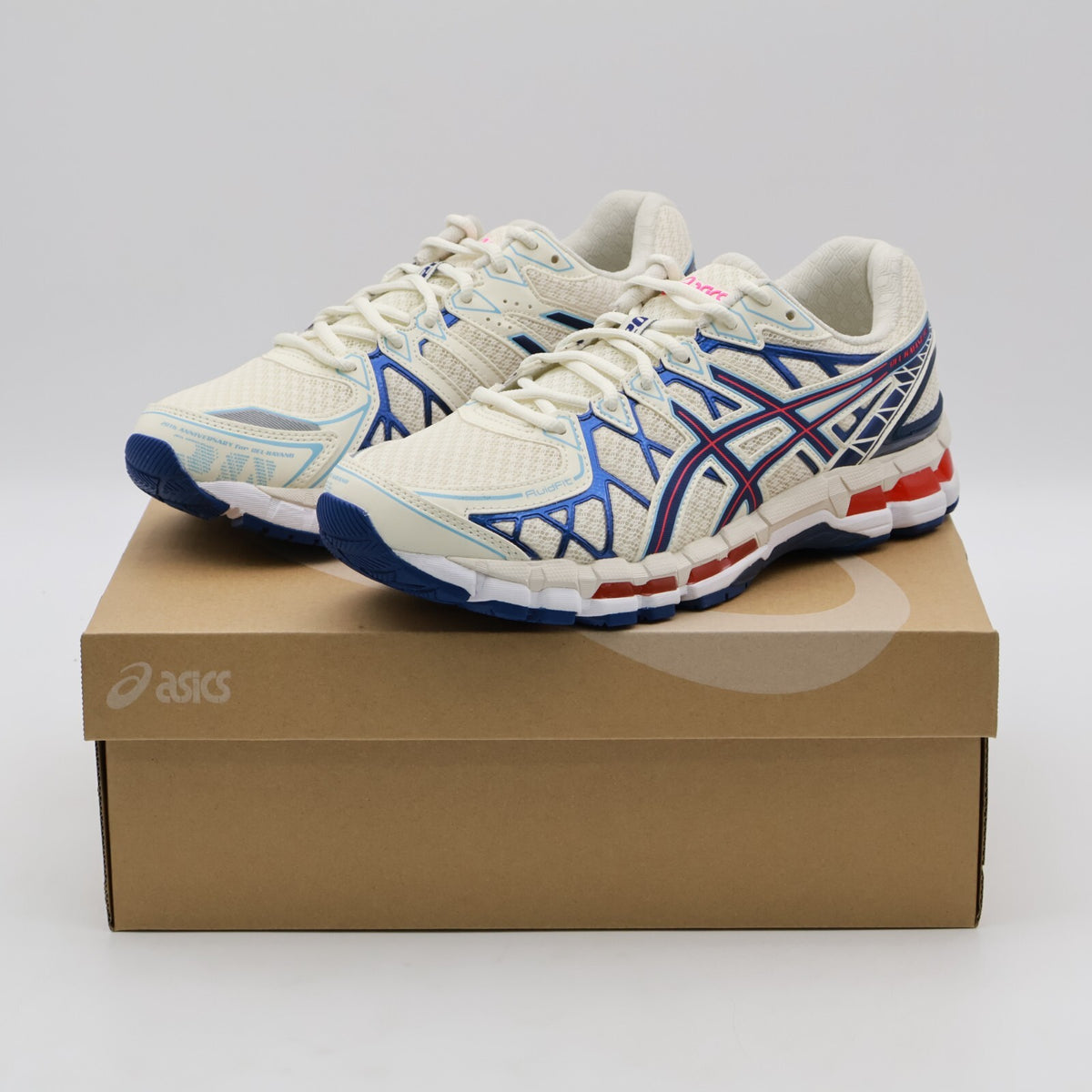 1203A388-101 Asics Gel-Kayano 20 Cream Blue (Men's)