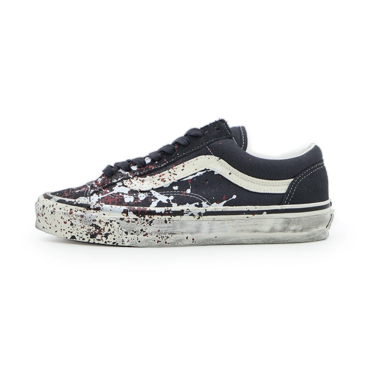 VN000D9RH91 VANS PREMIUM OLD SKOOL 36âPAINT SPLATTER CHARCOAL GREYâ