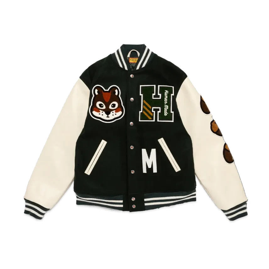 HUMAN MADE j-hope of BTS HUMAN HOPE Varsity Jacket Tokyo Green