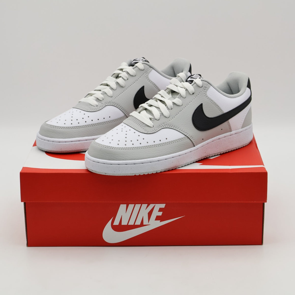 HV0927-097 Nike Court Vision Low Grey Fog Black (Men's)