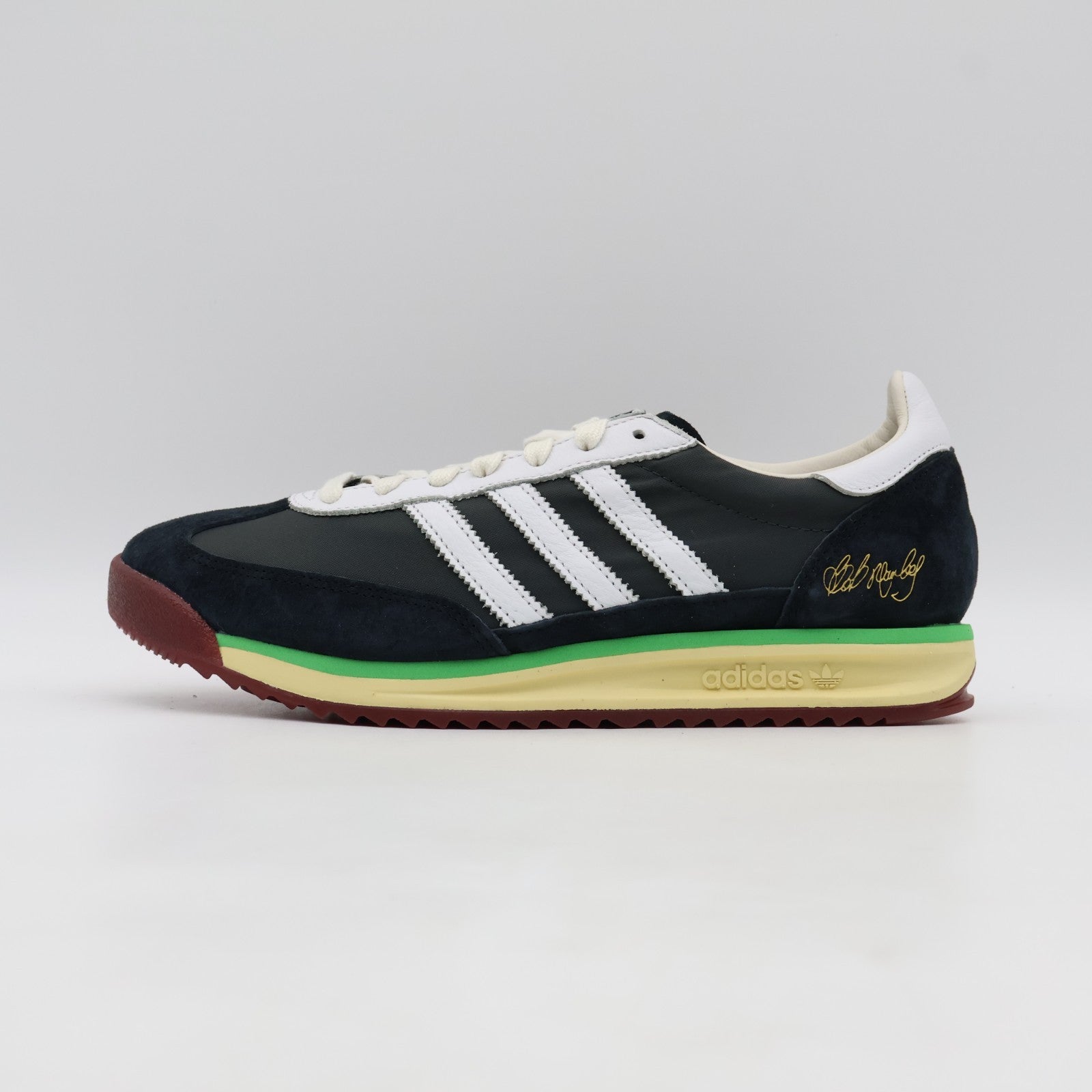 JR7973 Bob Marley adidas Originals SL 72 RS One Love Core Black Cloud (Men's)