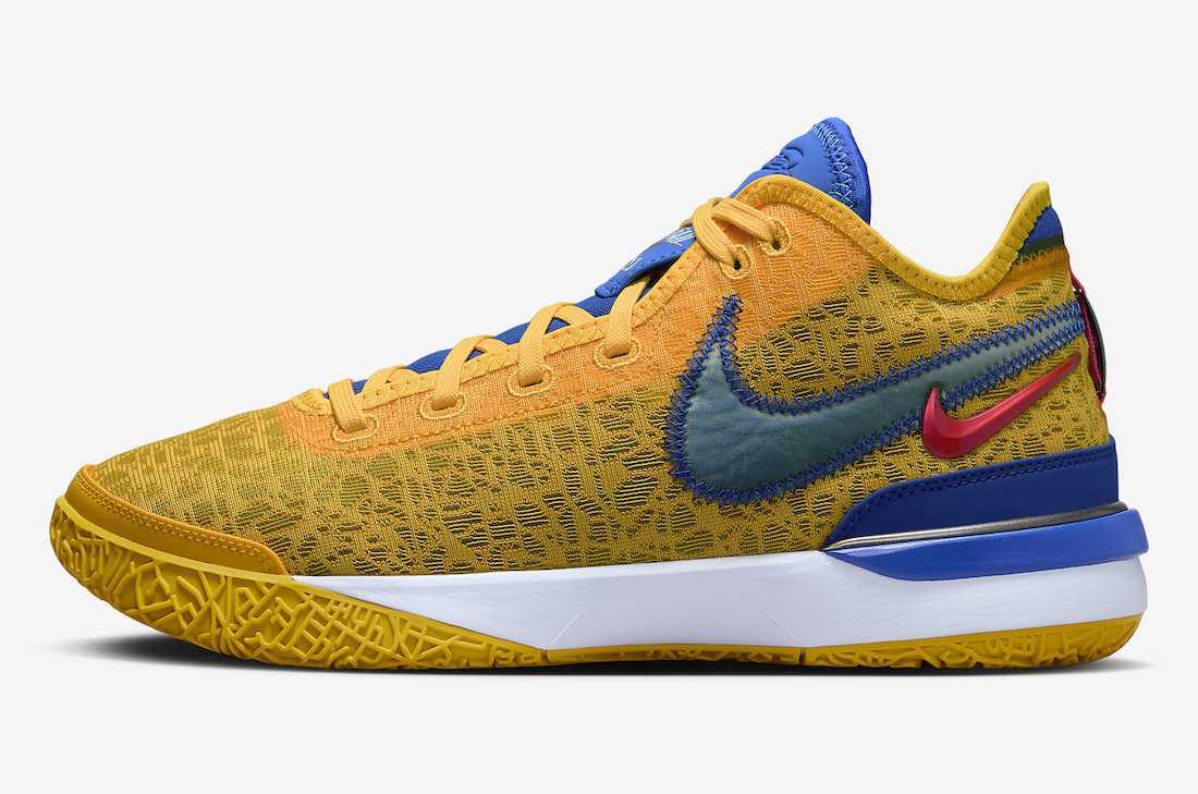 DZ2916-700 Titan à Nike Zoom LeBron NXXT Gen University Gold