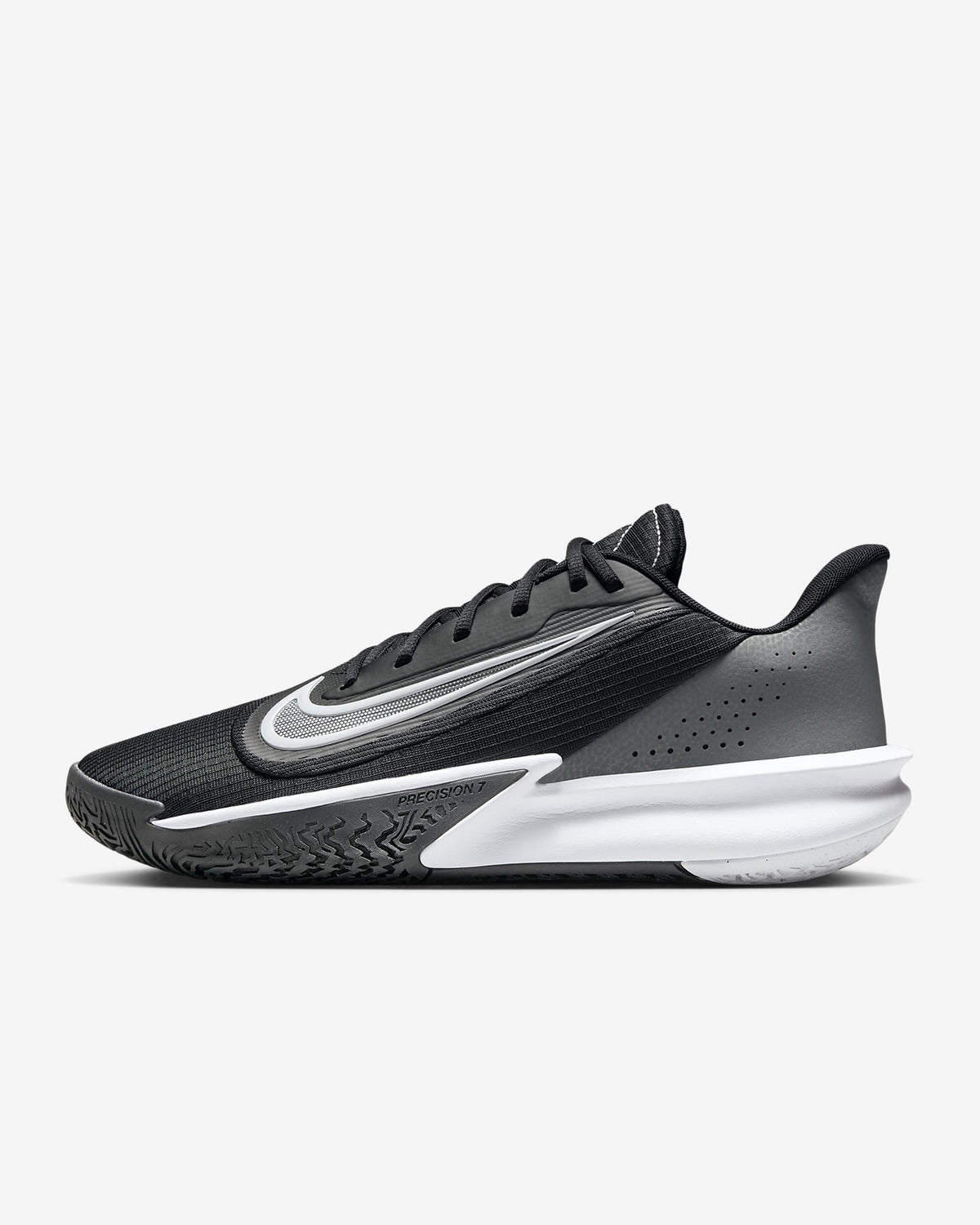 FN4322-005 Nike Precision 7 Black Iron Grey Smoke Grey White (Men's)