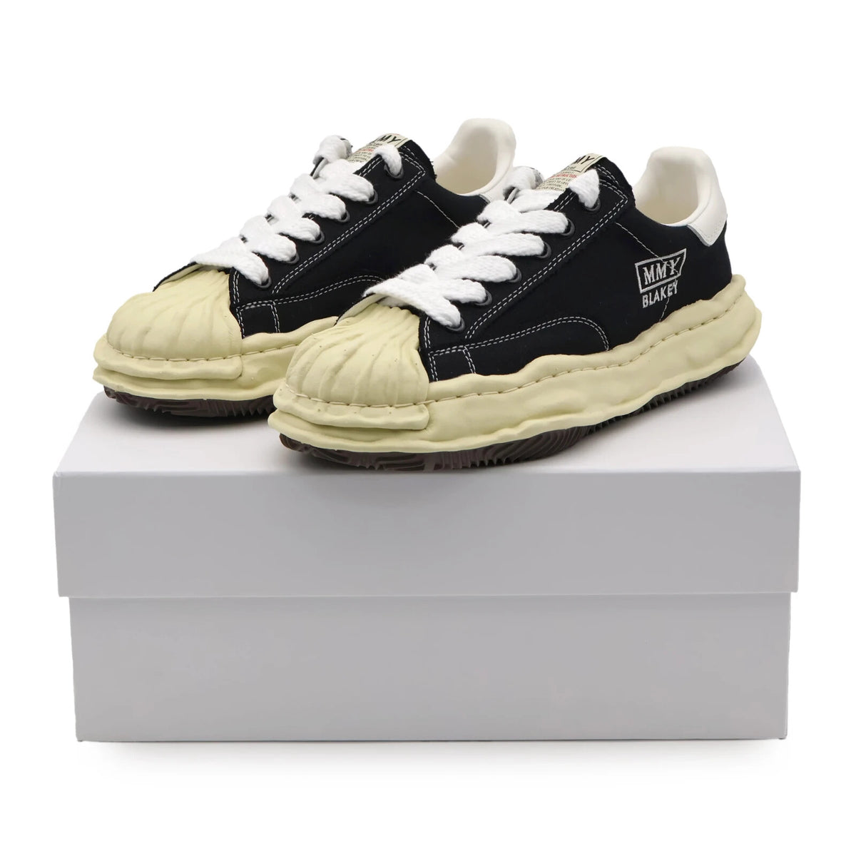 A09FW732-BLACK Maison MIHARA YASUHIRO BLAKEY Original Sole Canvas (Men's)