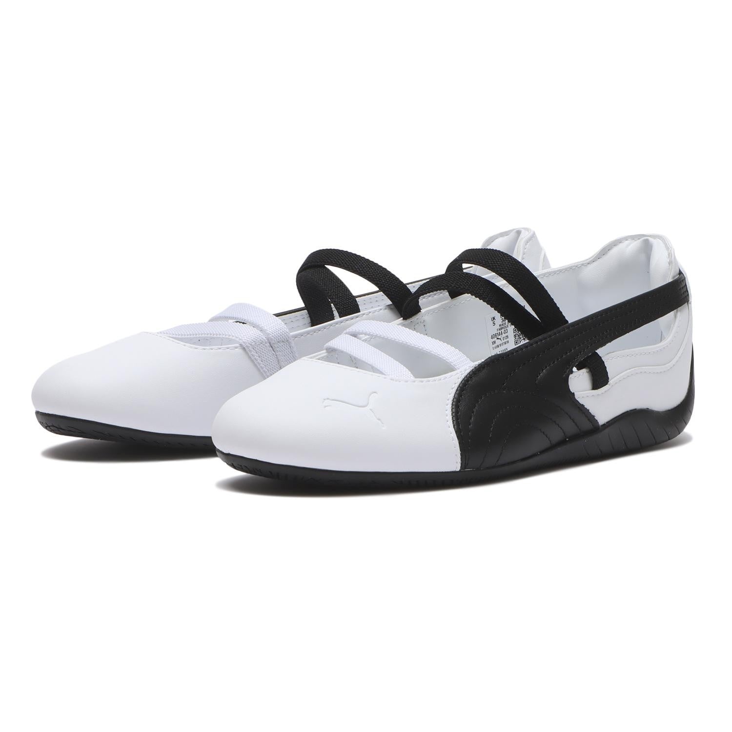 406144-03 Puma Speedcat Ballet Leather PUMA White PUMA Black (Women's)