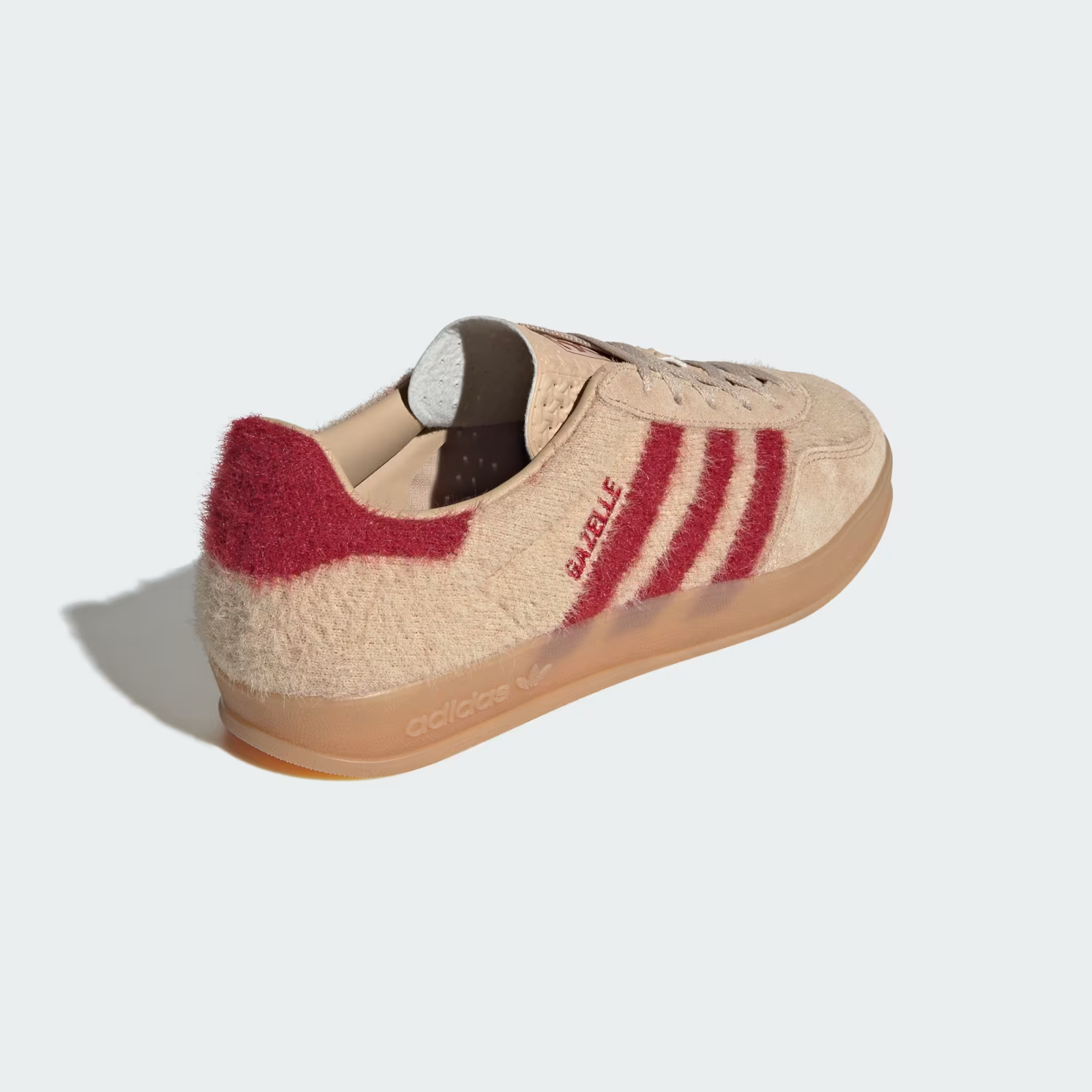 JP8341 adidas Originals Gazelle Indoor Magic Beige Team Victory Red Gum (Men's)