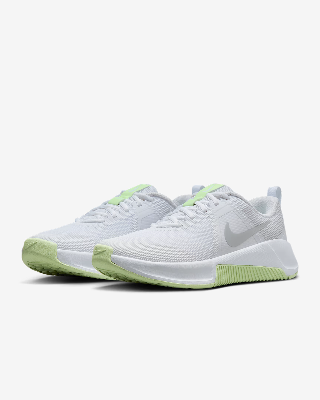 FQ1830-108 Nike MC Trainer 3 White Barely Volt Metallic Silver (Women's)