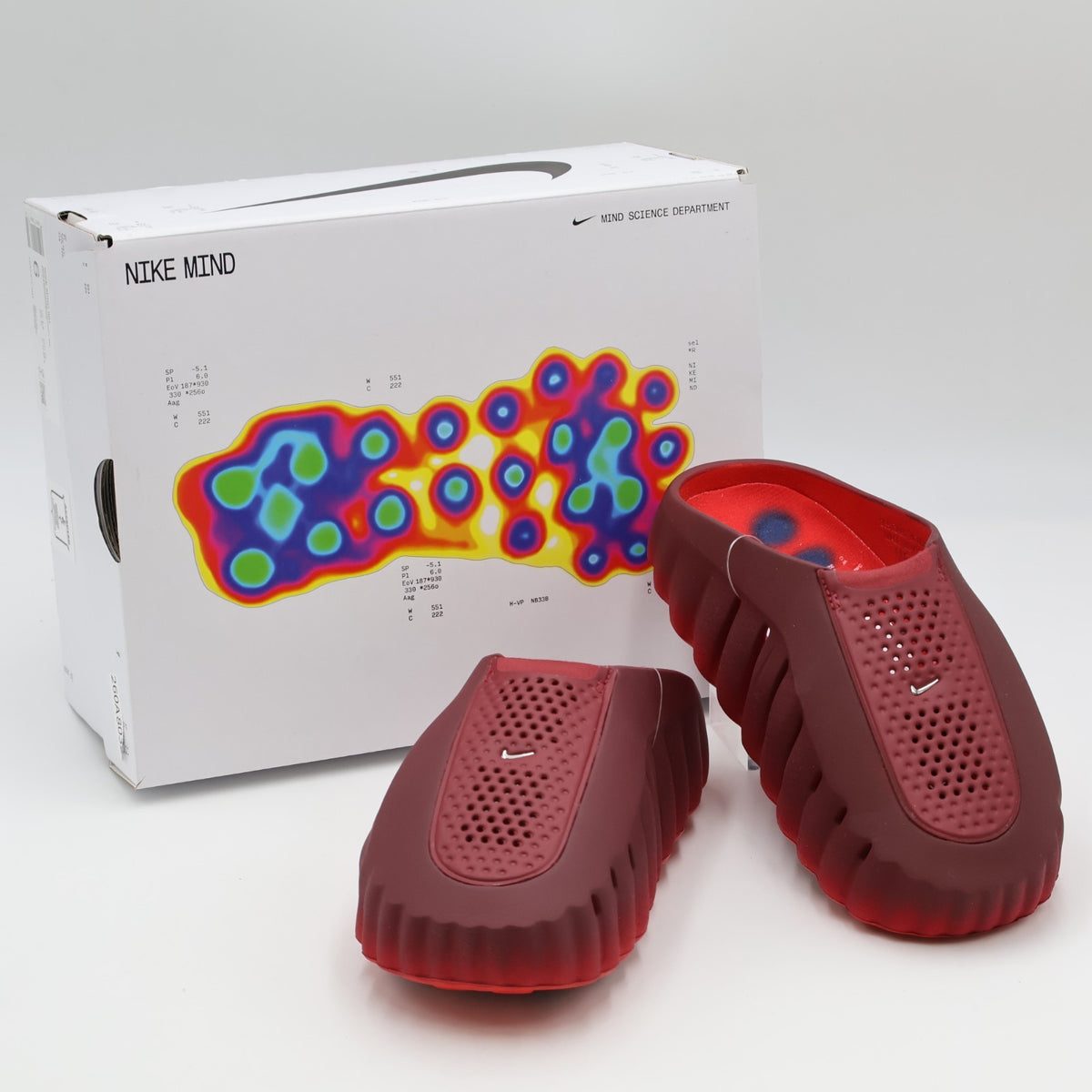 HQ4307-601 Nike Mind 001 Mules Team Red (Men's)