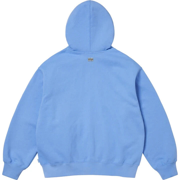 Supreme B.B. Simon Zip Up Hooded Sweatshirt Light Blue