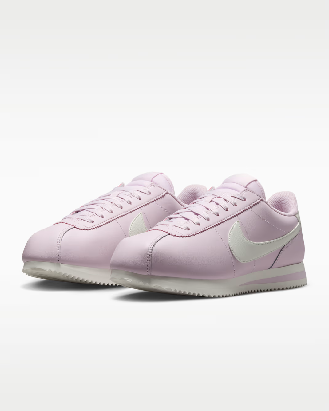 DN1791-500 Nike Cortez Leather Bleached Lilac Sail (Women's)