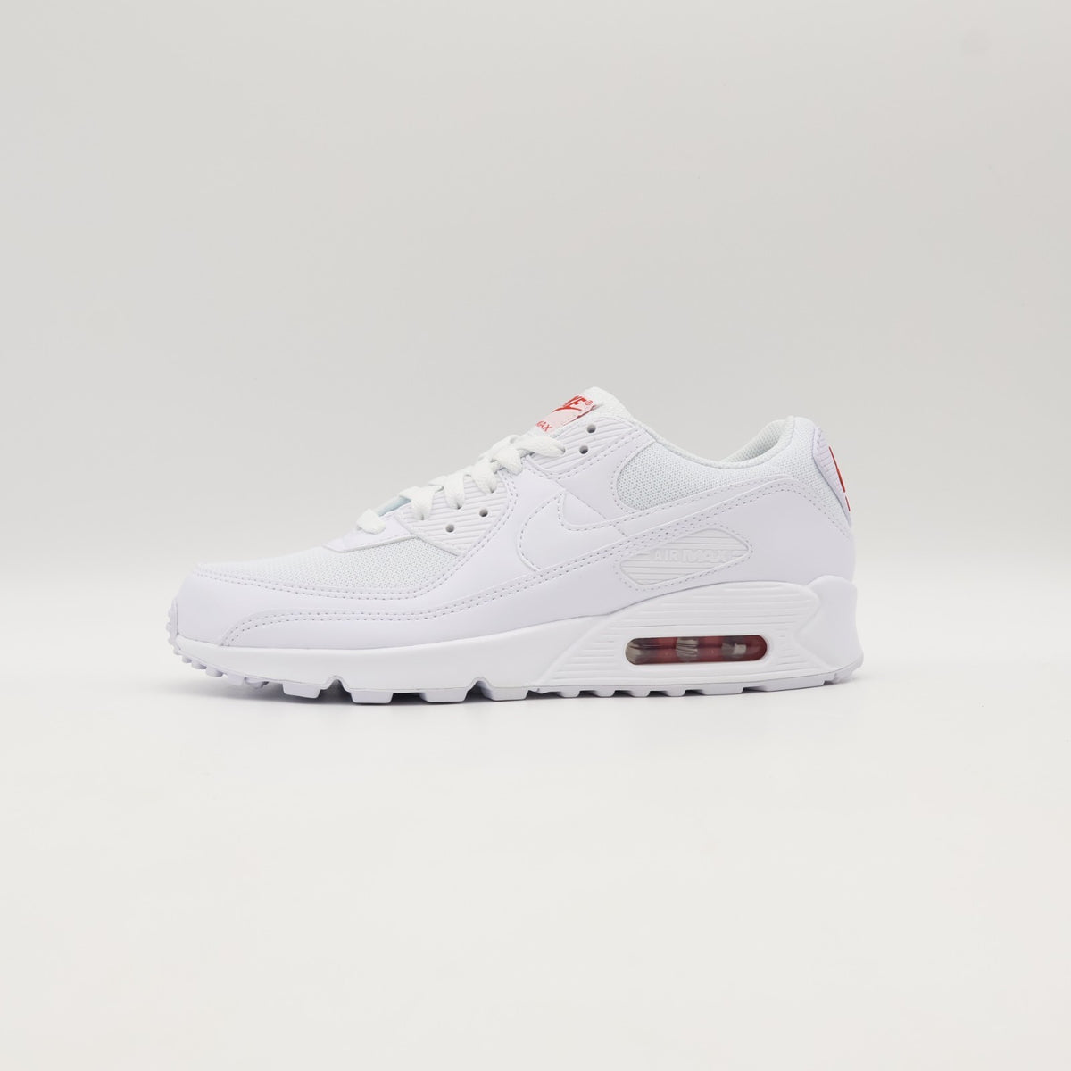 DM0029-118 Nike Air Max 90 White Light Crimson White (Men's)