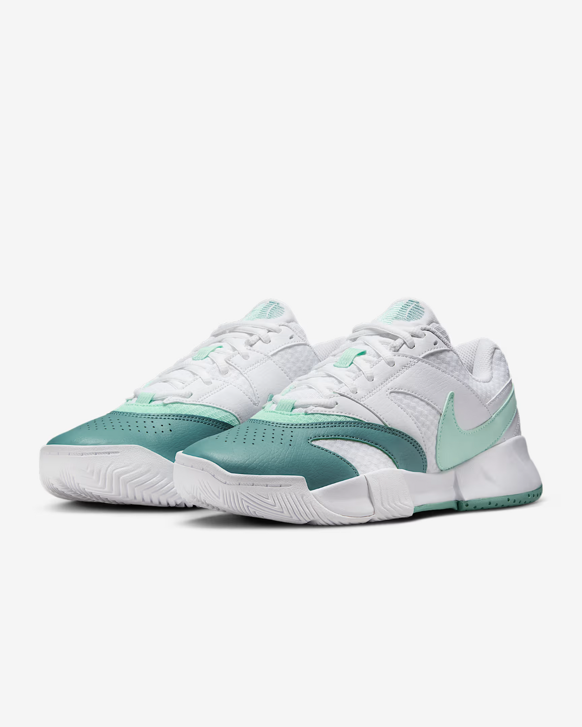 FD6575-107 Nike Court Lite 4 Tennis Shoes White Canyon Mint Foam (Women's)
