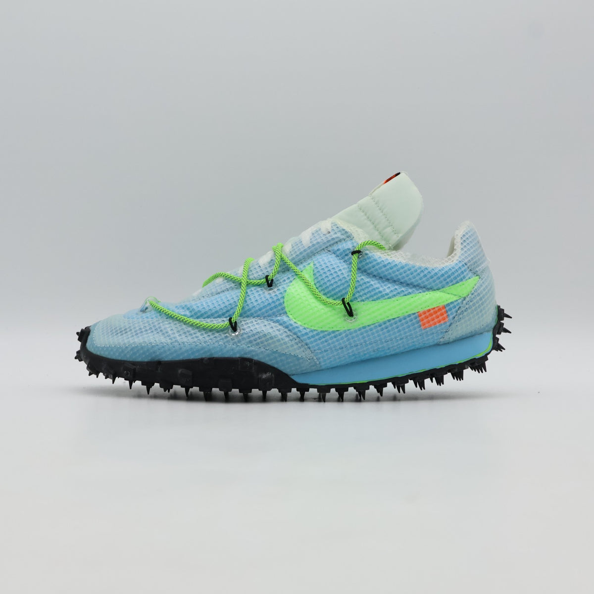 CD8180-400 Off-White à Nike Waffle Racer Vivid Sky (Women's)