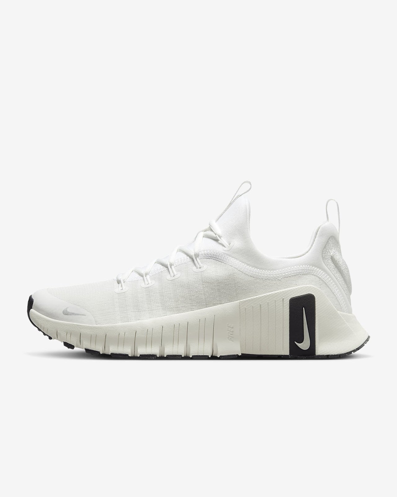 FZ1695-101 Nike Free Metcon 6 Premium Summit White Sail Black Metallic (Women's)