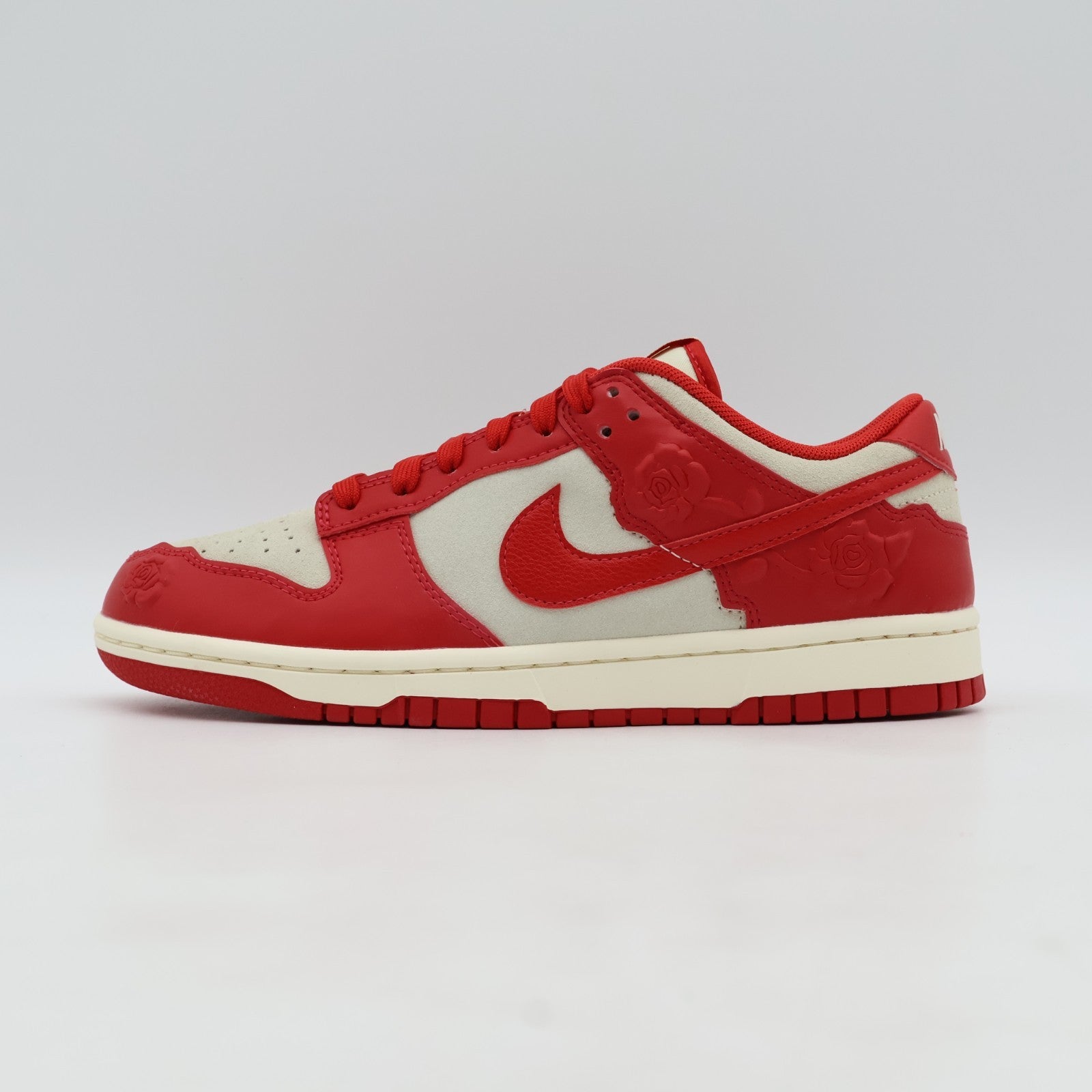 HF1986-100 Nike Dunk Low Rose Embossed Ruby Red (Women's)