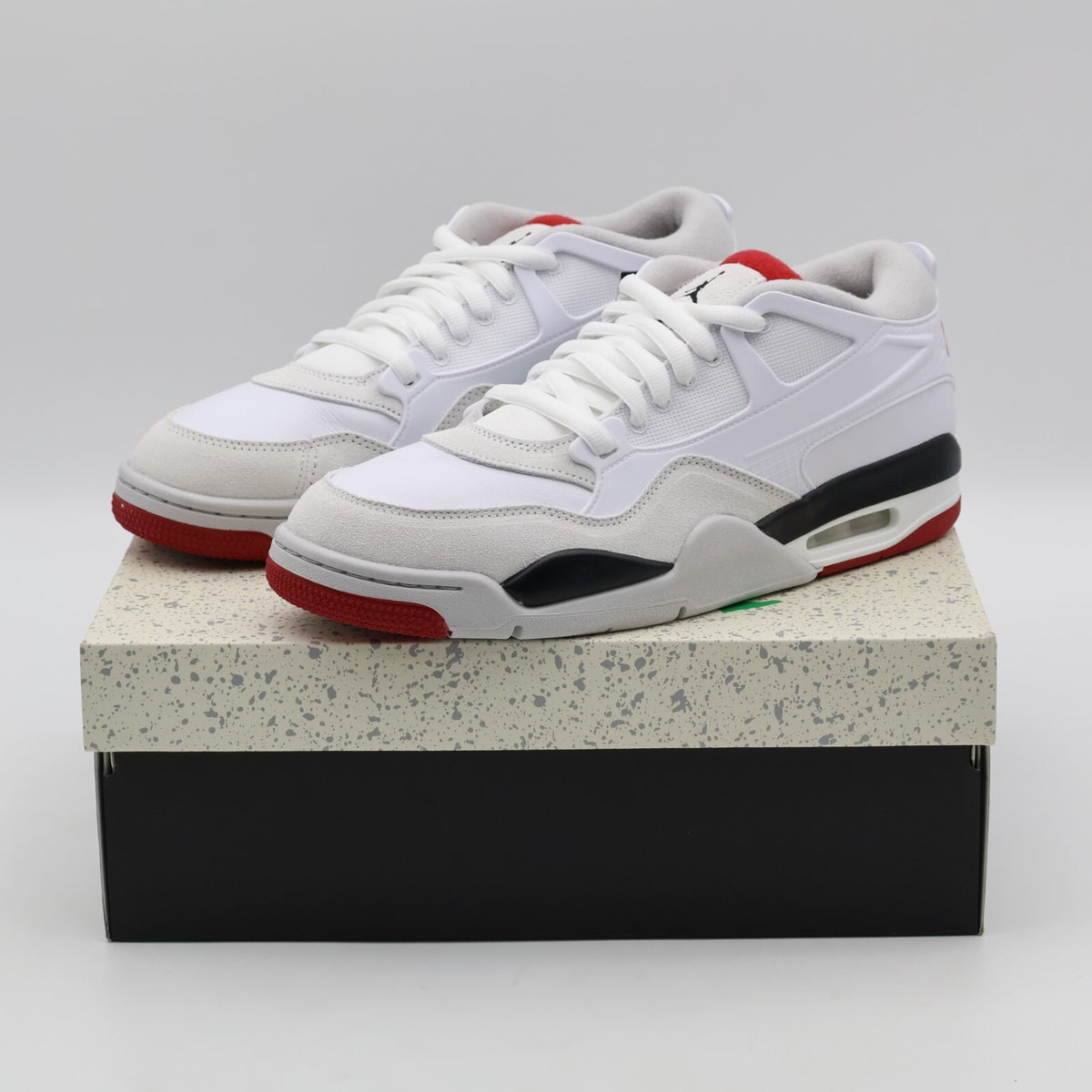 FQ7939-102 Nike Air Jordan 4 RM White Varsity Red Black Neutral Grey (Men's)