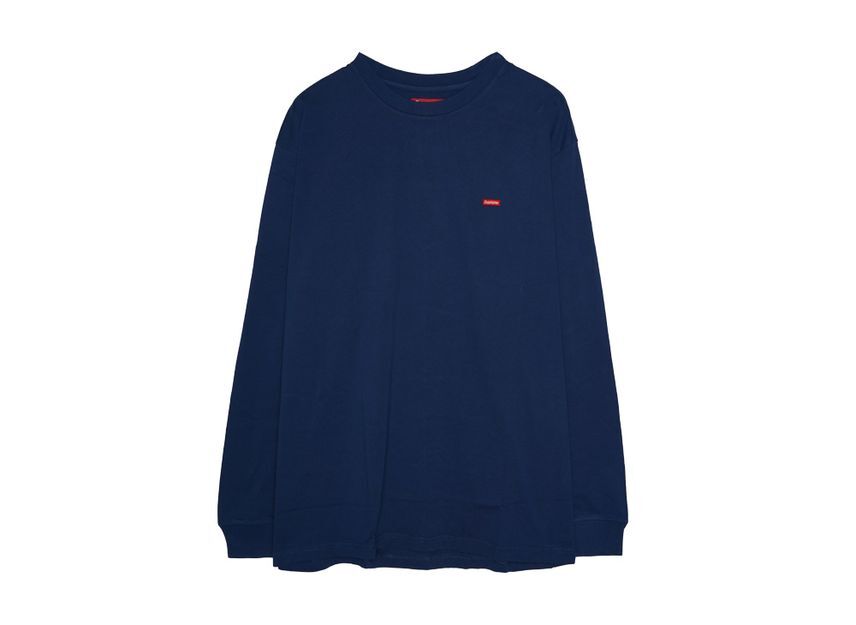 Supreme Small Box L S Tee Dark Royal