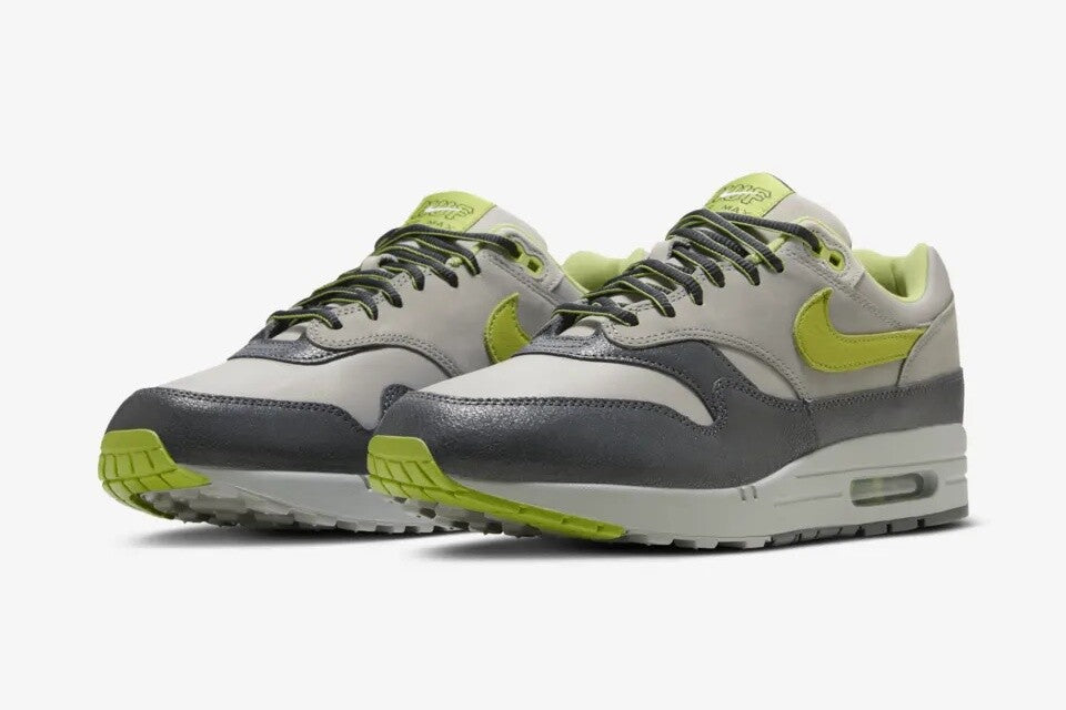 HF3713-002 HUF Nike Air Max 1 Anthracite and Medium Grey (Men's)
