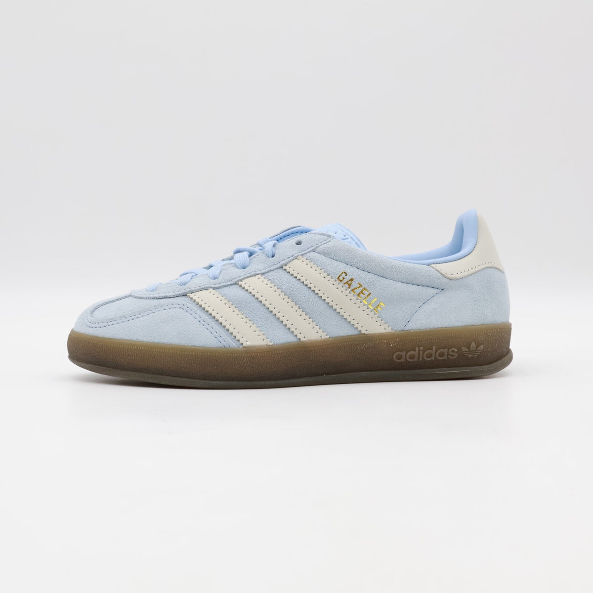 JI2717 adidas Originals Gazelle Indoor Clear Sky Off White Gum (Women's)