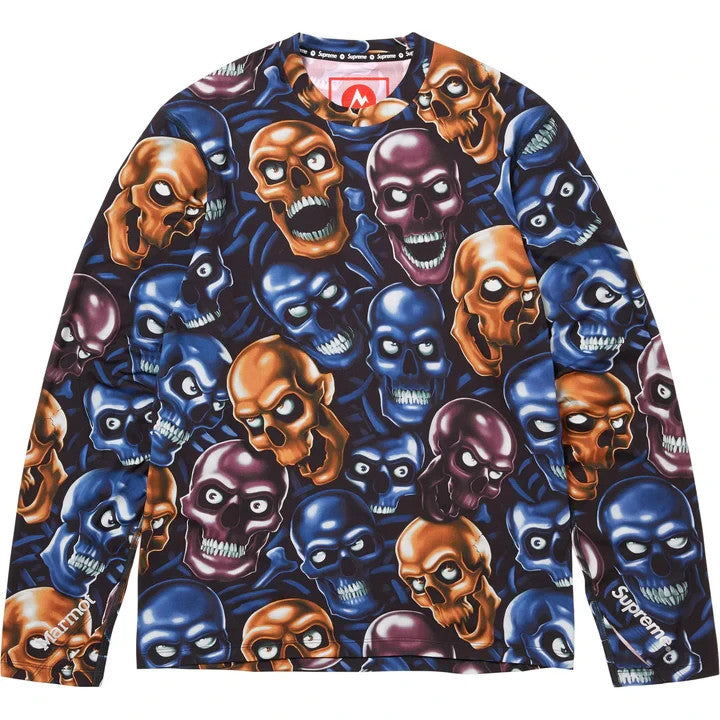Supreme Marmot Base Layer L/S Top Skull Pile