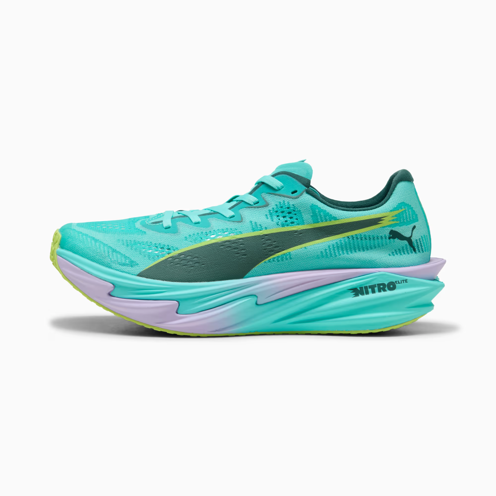 314156-01 Hyrox à Puma Deviate Nitro Elite 4 Intense Mint/Light Lavender (Men's)