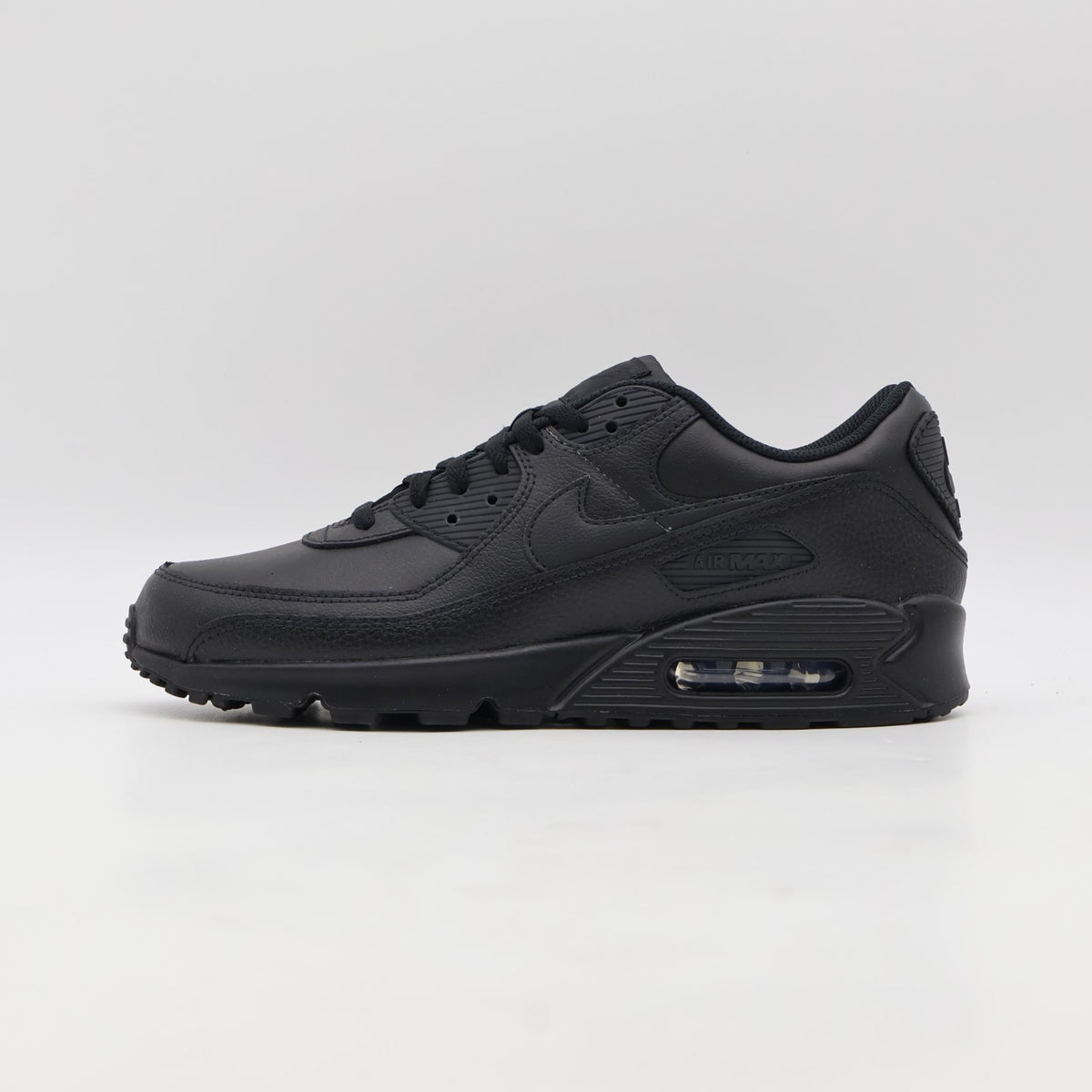 CZ5594-001 Nike Air Max 90 Leather "Triple Black" (Men's)
