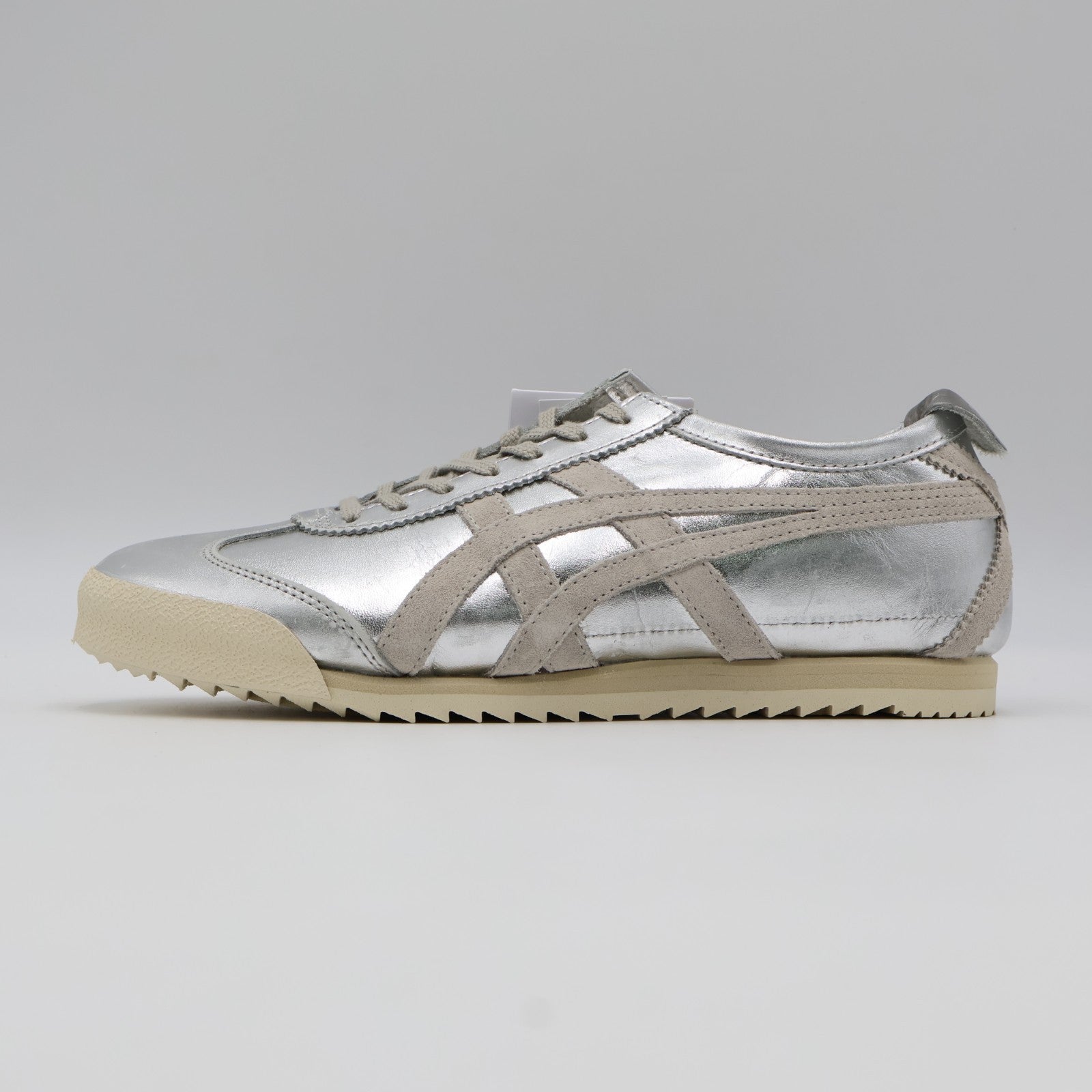1182A467-020 Onitsuka Tiger Mexico 66 Deluxe Silver Piedmont Grey (Women's)